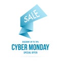 Cyber monday, sale pointer.