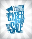 Cyber monday sale poster