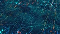 Cyber network, data flow, open source Royalty Free Stock Photo