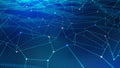 Cyber network, data flow, open source Royalty Free Stock Photo