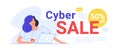 Cyber sale up to 50 off for online shopping