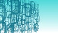 Cyber security big data, binary code computer cloud Royalty Free Stock Photo