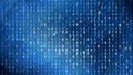 Cyber security in binary connected technology science and cloud computing with encryption key for data protection and online Royalty Free Stock Photo
