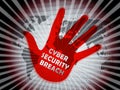 Cyber Security Breach System Hack 2d Illustration