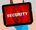 Cyber Security Business System Safeguard 3d Illustration