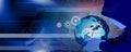 Cyber Security Data hake technology concept. Royalty Free Stock Photo