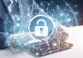 Cyber security and data privacy protection concept