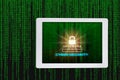 Cyber security and data protection concept Royalty Free Stock Photo