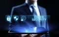 Cyber security data protection information privacy internet technology concept. Royalty Free Stock Photo