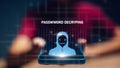 Cyber security and network protection with cybersecurity experts working on secure access internet to protect servers against