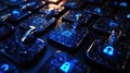 Cyber security protecting email communication on wet keyboard
