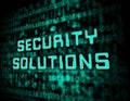 Cyber Security Solutions Threat Solved 3d Illustration