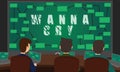 Cyber Security Team fighting with WannaCry Ransomware Attack.