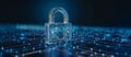 Cyber security to protect the network from cyber attacks from hackers on the internet. Secure access for online privacy