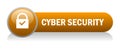 Cyber secutiry icon button Royalty Free Stock Photo
