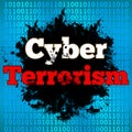 Cyber Terrorism Binary Background