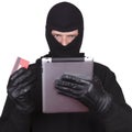 Cyber theft Royalty Free Stock Photo