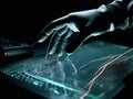 Cyber thief steals data from virtual interface