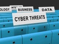 Cyber Threat Intelligence Online Protection 3d Rendering Royalty Free Stock Photo