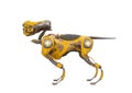 Cyber watchman dog on side view