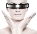Cyber woman Royalty Free Stock Photo