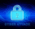 Cyberattack Malicious Cyber Hack Attack 2d Illustration