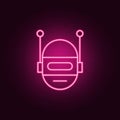 Cybercriminal modern hacker icon. Elements of artifical in neon style icons. Simple icon for websites, web design, mobile app,