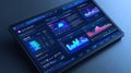 Cybernetic Data Dashboard Royalty Free Stock Photo