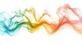 A cybernetic digital tone is formed by digital DNA strands in a Tetradic color scheme set against a white background