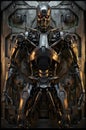 Cybernetic Endoskeleton A Glimpse into a Robotic Future Royalty Free Stock Photo