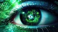 Cybernetic Kaleidoscope: Unleashing the Mesmerizing Power of a Wild Green Iris