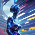 Cybernetic woman