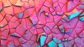 cyberpspace inspired colors for a ice cracked wallpaper, ai generated image Royalty Free Stock Photo