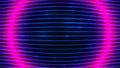 Cyberpunk abstract background. Blue neon line pattern