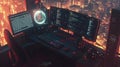 Cyberpunk Coder\'s Night