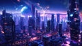 Cyberpunk Futuristic City Background Explore the Captivating Image in Ultra High Resolution