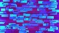 Cyberpunk glitch background. Digital distortion. Screen or monitor damage. Horizontal old TV lines