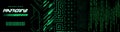 Cyberpunk patterns in green color. Web materials Royalty Free Stock Photo