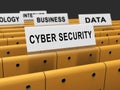 Cybersecurity Business Cyber Security Manager 3d Rendering