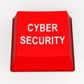 Cybersecurity Business Cyber Security Manager 3d Rendering