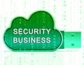 Cybersecurity Business Cyber Security Manager 3d Rendering