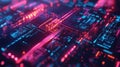 Cybersecurity concept protecting internet data and secure network access