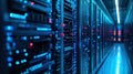 Cybersecurity concept protecting internet data and secure network access