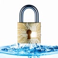 Cybersecurity Data Leak and Digital Vulnerability Concept Royalty Free Stock Photo