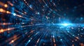 Cybersecurity: Digital Encryption Shielding Data. Concept Data Protection, Cyber Threats,