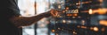 Cybersecurity Expert Monitoring DDoS Attack on Server, Digital Security and Cybercrime Concept