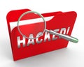 Cybersecurity Hacker Online Cyber Attacks 3d Illustration