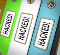 Cybersecurity Hacker Online Cyber Attacks 3d Illustration