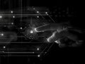 Cybersecurity Interface Secure Digital Access to Private Data Royalty Free Stock Photo