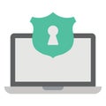 Cybersecurity, internet security Color Vector icon which can easily modify or edit Royalty Free Stock Photo
